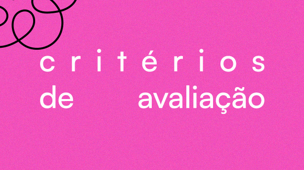 Critérios de avaliação